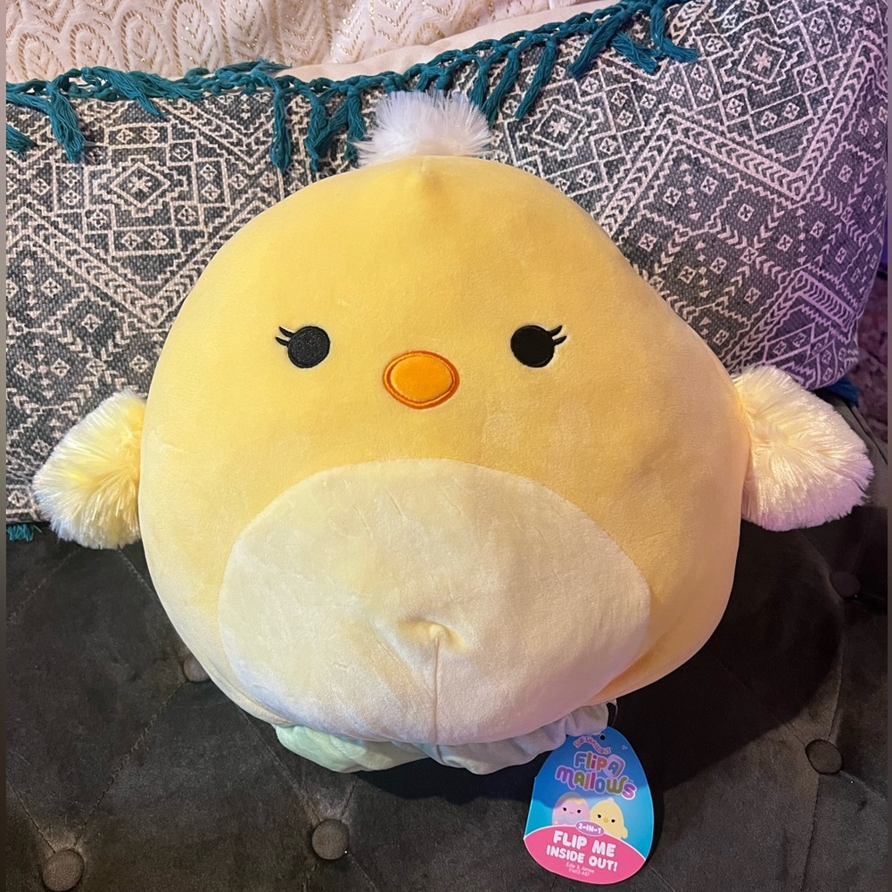 Squishmallows Flip A Mallow Easter Edie & Aimee 12" 2-IN-1 NWT